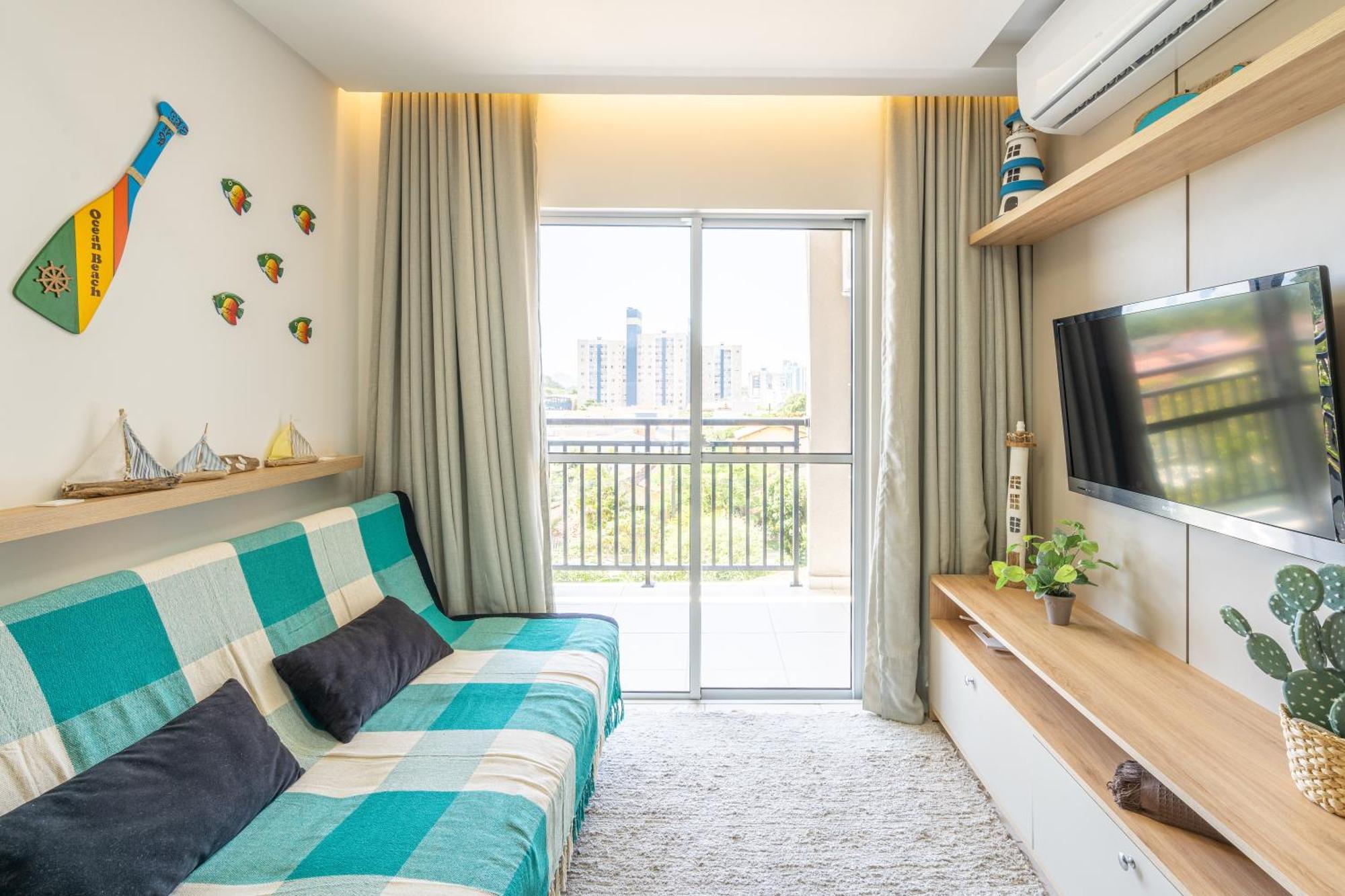 Apartamentos Em Bal Picarras 150 M Da Praia Com Sacada, Wi-Fi, Piscina, Portaria 24H, Playground E Vaga De Garagem 객실 사진